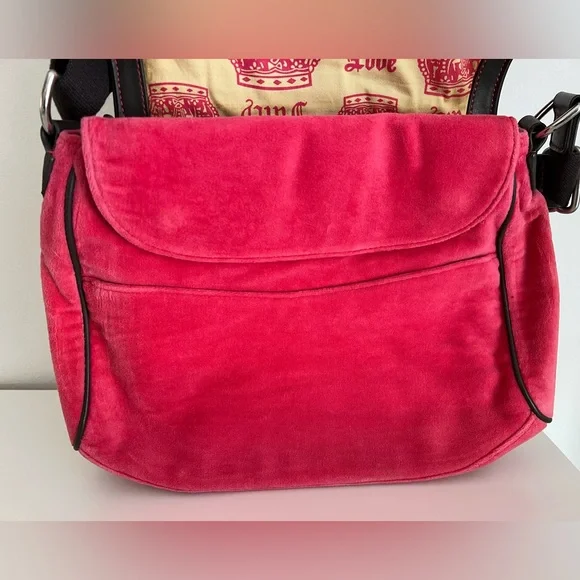 Y2K Juicy Couture Rare Vintage Pink Large Crossbody - Picture 5 of 16